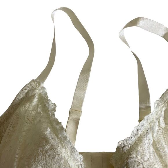 Jones New York Cream Lace Underwire Bra -36D‎ - Picture 3 of 9